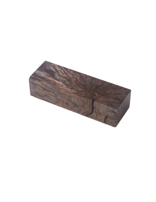 Bloc bouleau en bois debout stabilisé noir BY RAFFIR