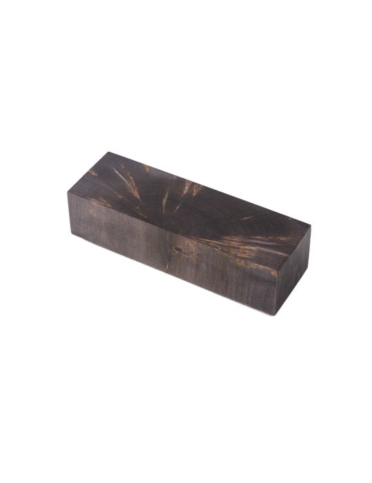 Bloc bouleau en bois debout stabilisé noir BY RAFFIR
