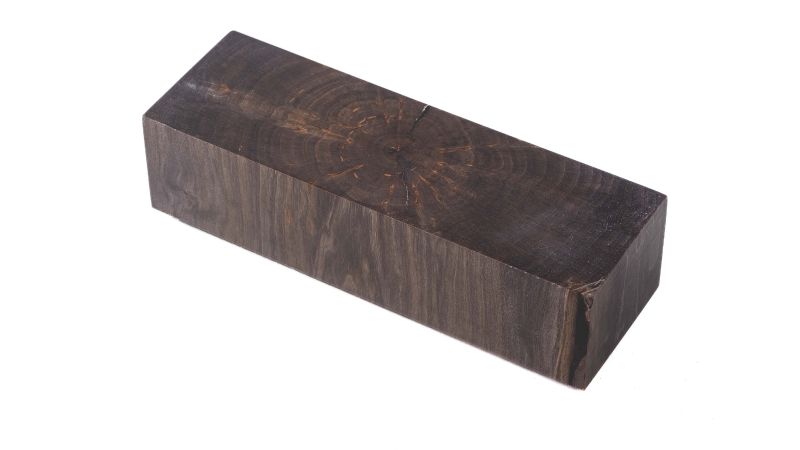 Bloc bouleau en bois debout stabilisé noir BY RAFFIR