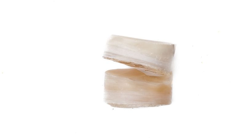 Lot de 2 pions nacre blanche épais