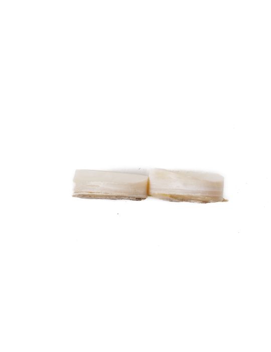 Lot de 2 pions nacre blanche épais