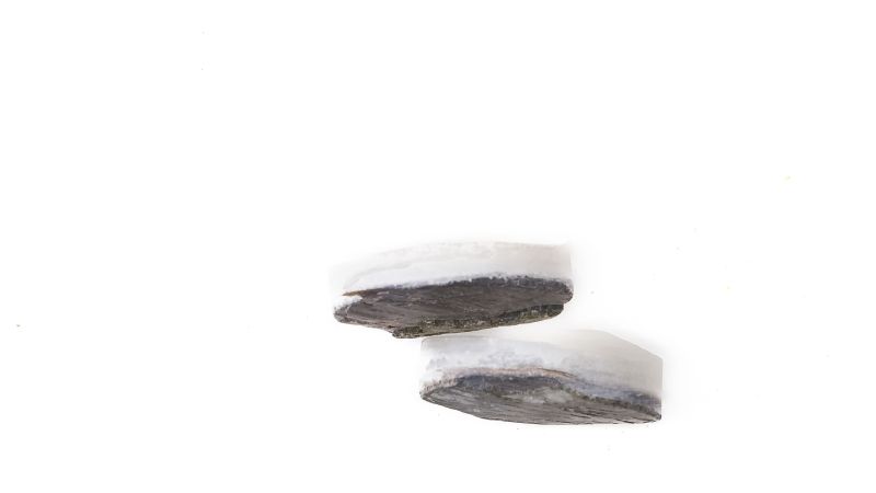 Lot de 2 pions nacre blanche épais