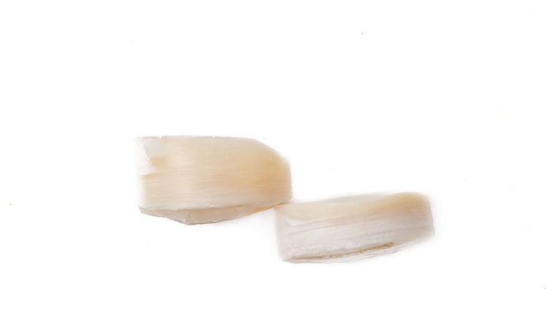 Lot de 2 pions nacre blanche épais