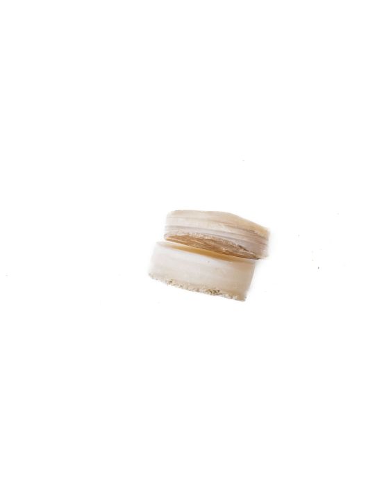 Lot de 2 pions nacre blanche épais