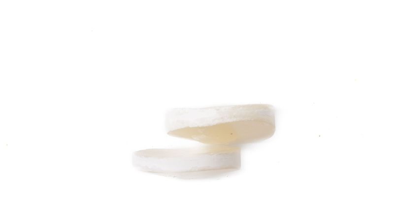 Lot de 2 pions nacre blanche épais