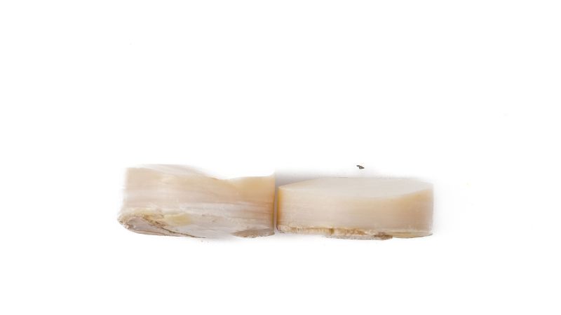 Lot de 2 pions nacre blanche épais