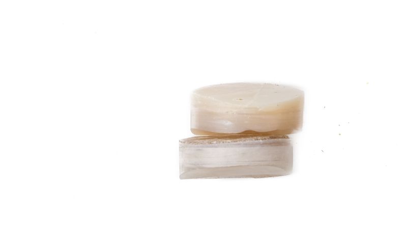 Lot de 2 pions nacre blanche épais
