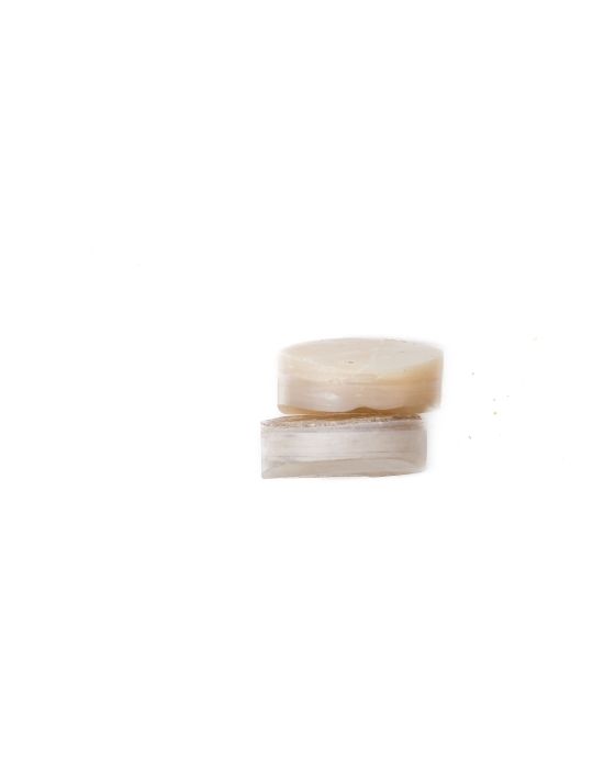 Lot de 2 pions nacre blanche épais