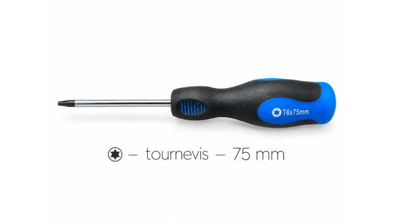 75mm T6 Torx Screwdriver for M2 Screws - Magnetic