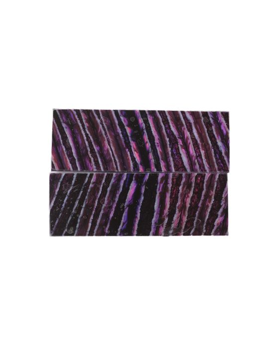 Manche molaire de mammouth stabilisé violet Raffir