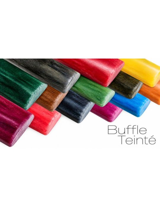 Manche en os de buffle teinté d’Inde pour couteau | Mercorne