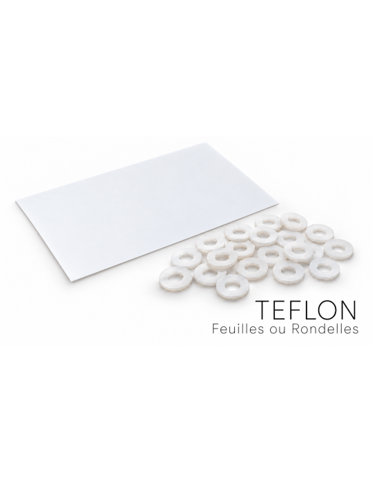 Teflon-Blätter und -Scheiben für Messer | Mercorne