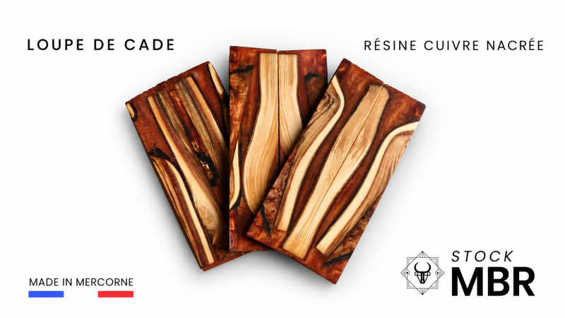 M.B.R cade (multi couleur / manches et blocs) / Hybride wood fabrication française