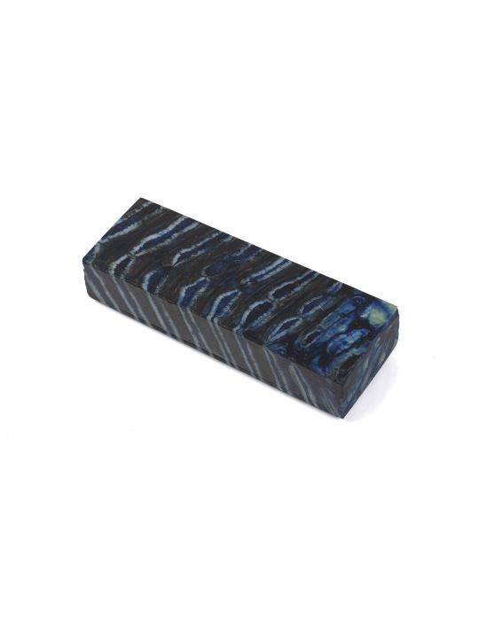 Bloc de molaire de mammouth stabilisé bleu by Raffir