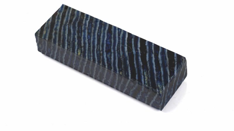 Bloc de molaire de mammouth stabilisé bleu by Raffir