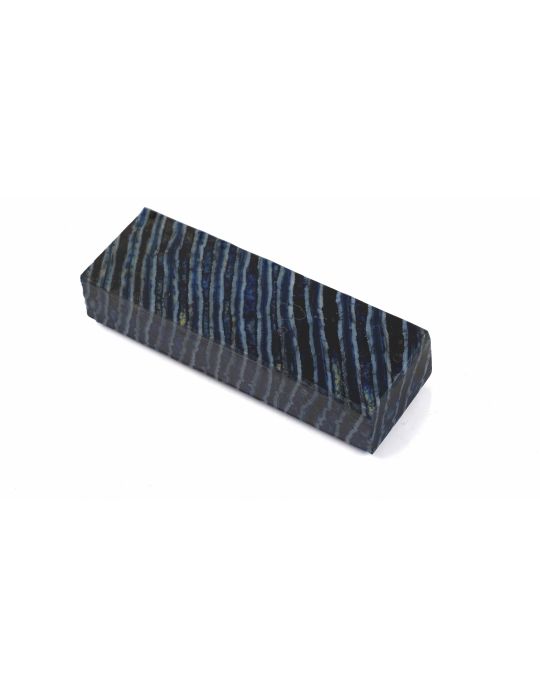 Bloc de molaire de mammouth stabilisé bleu by Raffir