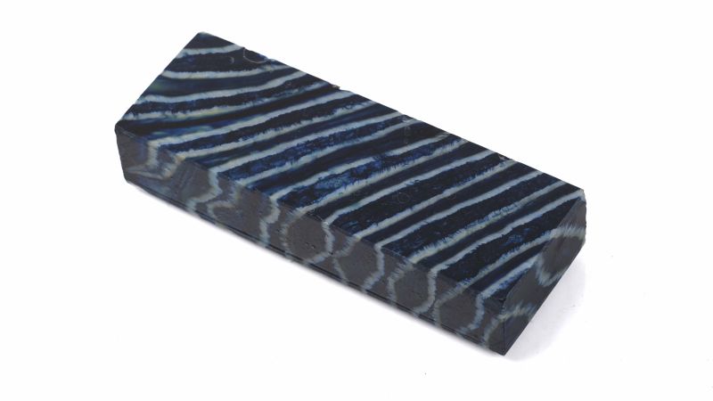 Bloc de molaire de mammouth stabilisé bleu by Raffir
