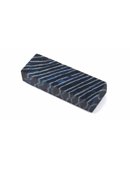 Bloc de molaire de mammouth stabilisé bleu by Raffir
