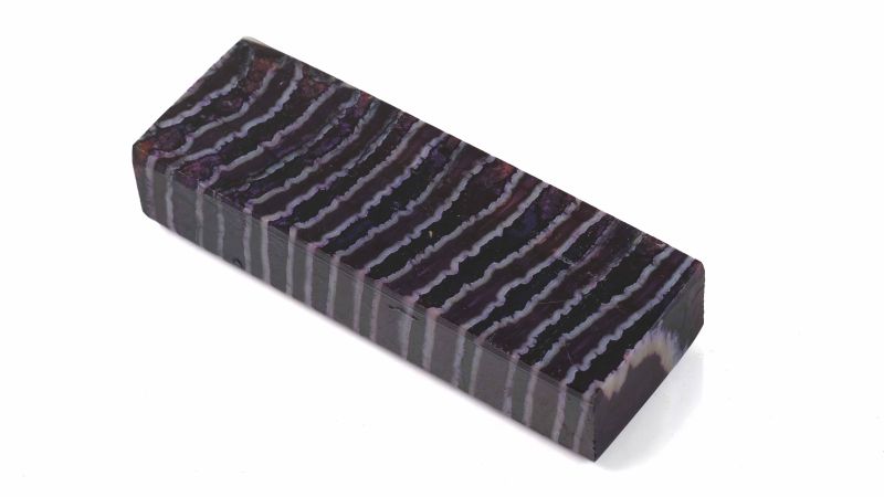 Bloc de molaire de mammouth stabilisé violet by Raffir