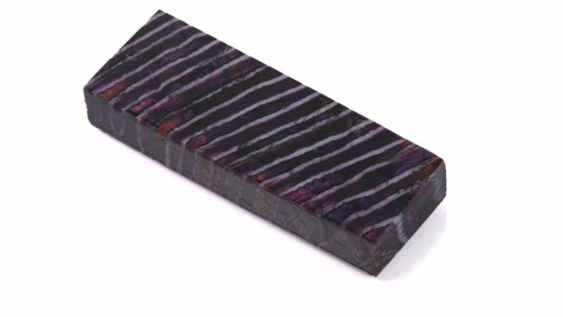 Bloc de molaire de mammouth stabilisé violet by Raffir
