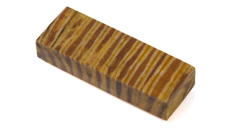 Bloc de molaire de mammouth stabilisé jaune by Raffir