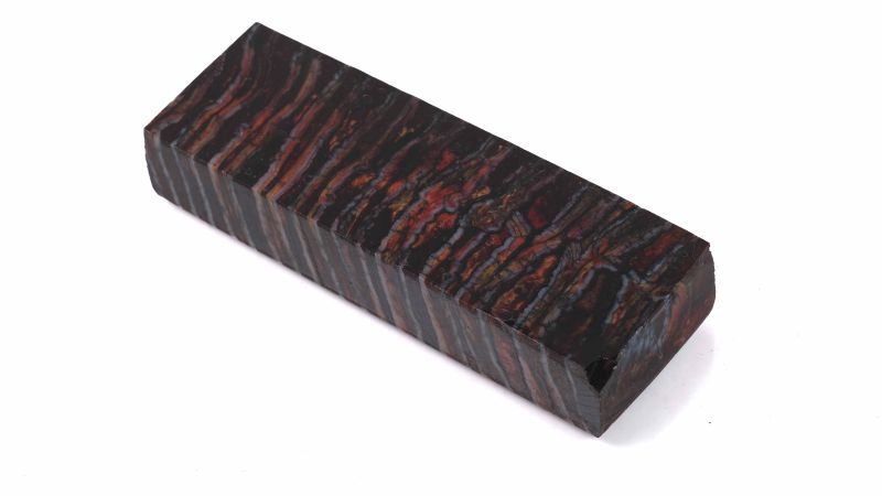 Bloc de molaire de mammouth stabilisé rouge by Raffir