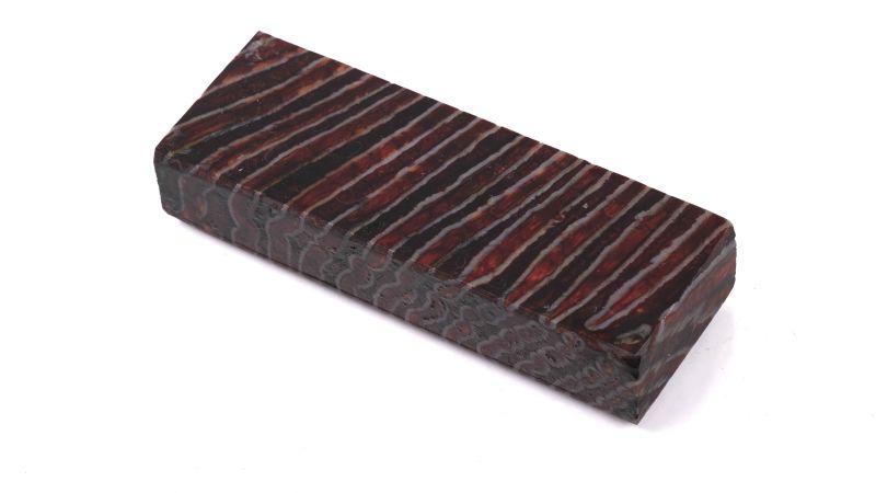 Bloc de molaire de mammouth stabilisé rouge by Raffir