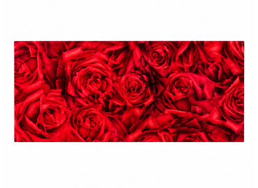 Platte mit eingearbeiteten Blumenmotiven aus Stoff | Mercorne 2