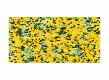 Platte mit eingearbeiteten Blumenmotiven aus Stoff | Mercorne 2
