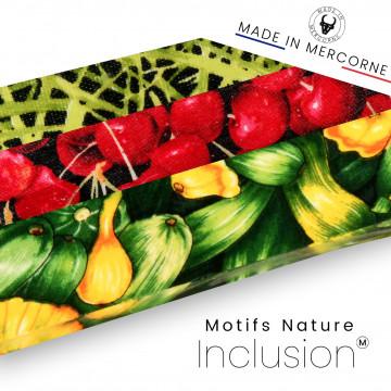 Nature pattern inclusions - French manufacturing