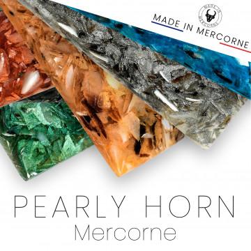 Pearly Horn: corno di zebù e resina BIO!