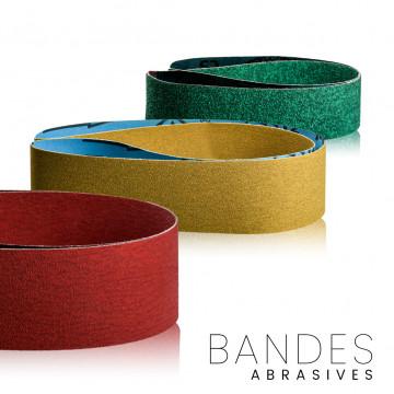 Quality abrasive belts for knife handles and blades