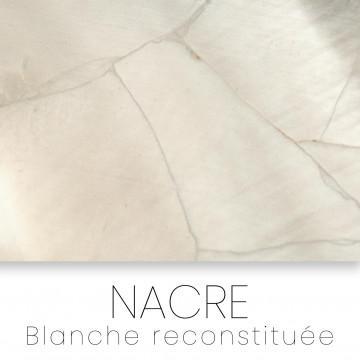 Nacre blanche reconstituée