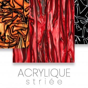 Acrylique striée