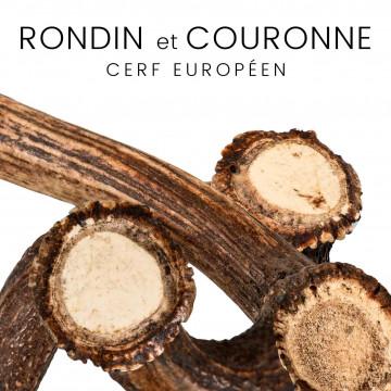 Rondins et couronnes de cerf
